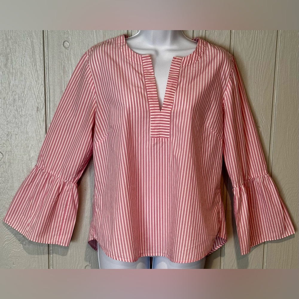 J. Crew Pink Striped Blouse - FINAL PRICE